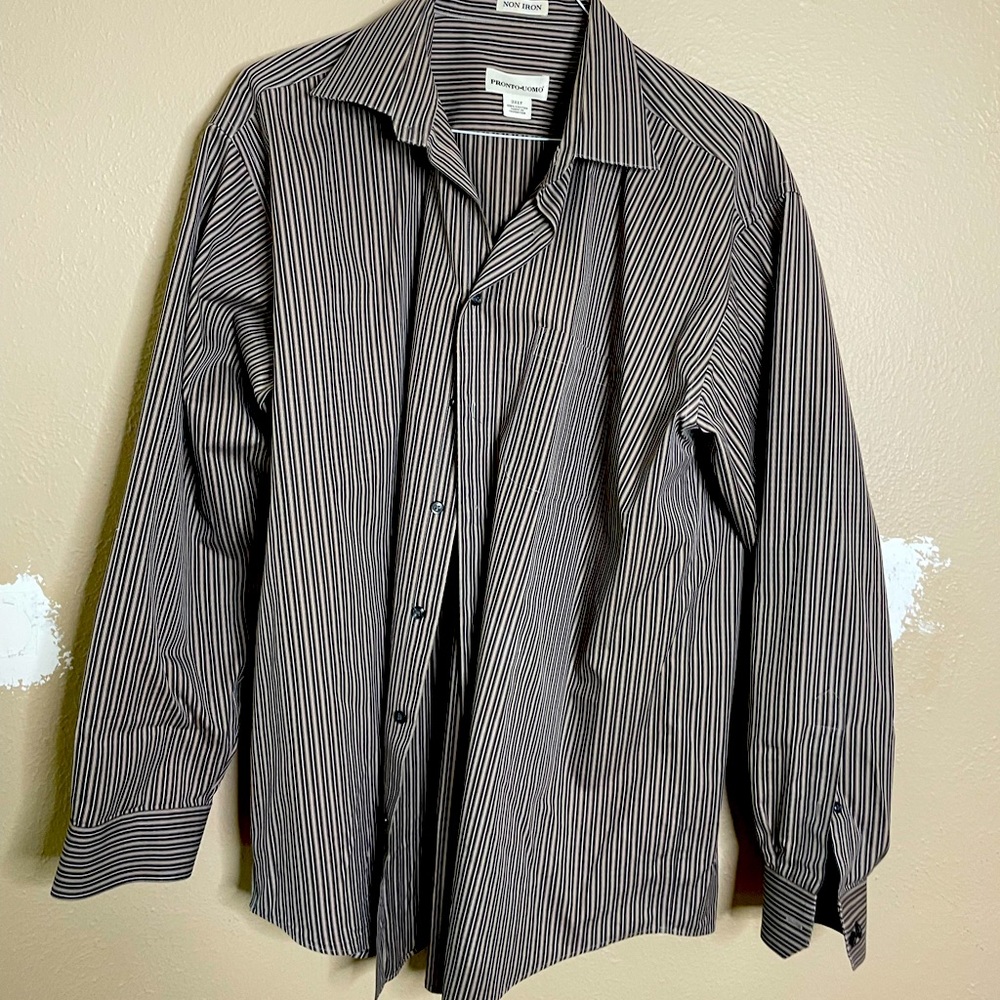 Men’s Dress Shirt from Pronto Uomo.  XXL Tall